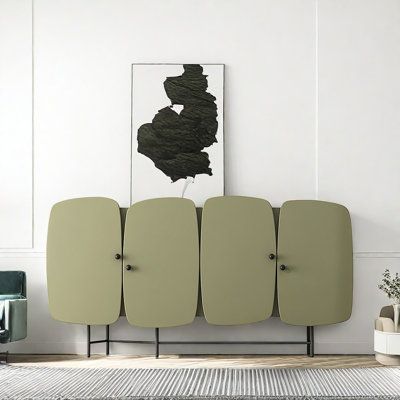 Art Deco Revival Console Cabinet/Sideboard.