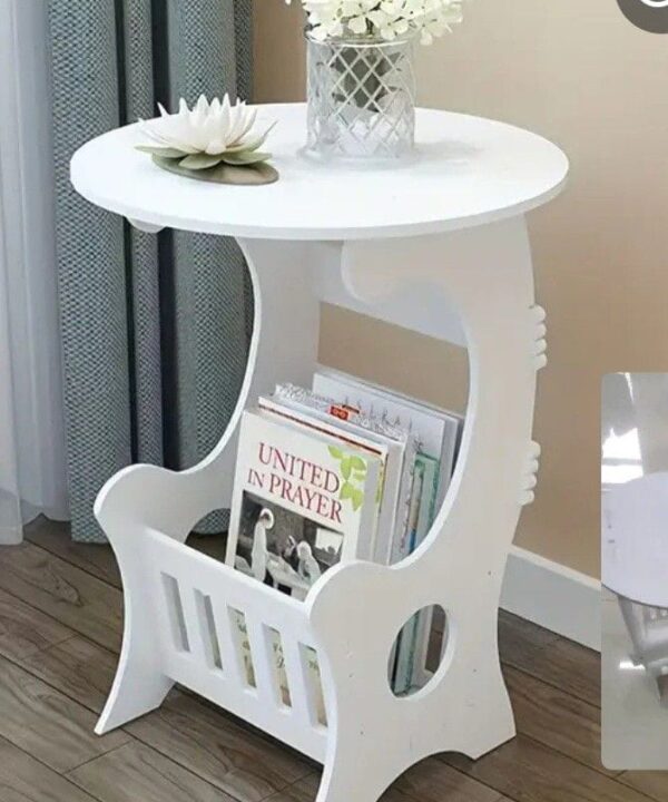 European-Style Mini Table for Living Room Creative Simple Home Decor Coffee Magazine Storage Side Table Small Bedside Table